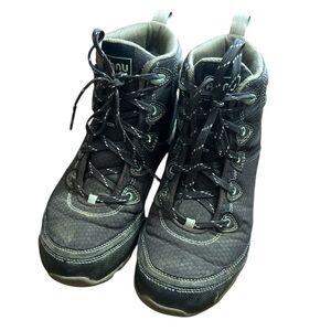 Ahnu Sugarpine Waterproof Brown Hiking Boots size:7